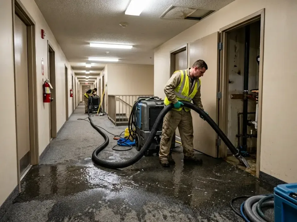 multi-unit-apartment-hallway-f-005 — frequently asked questions, Emergency Burst Pipe Water Extraction & Removal in Saco, ME